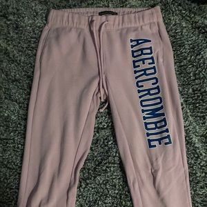 Abercrombie & Fitch pink sweatpants size XS